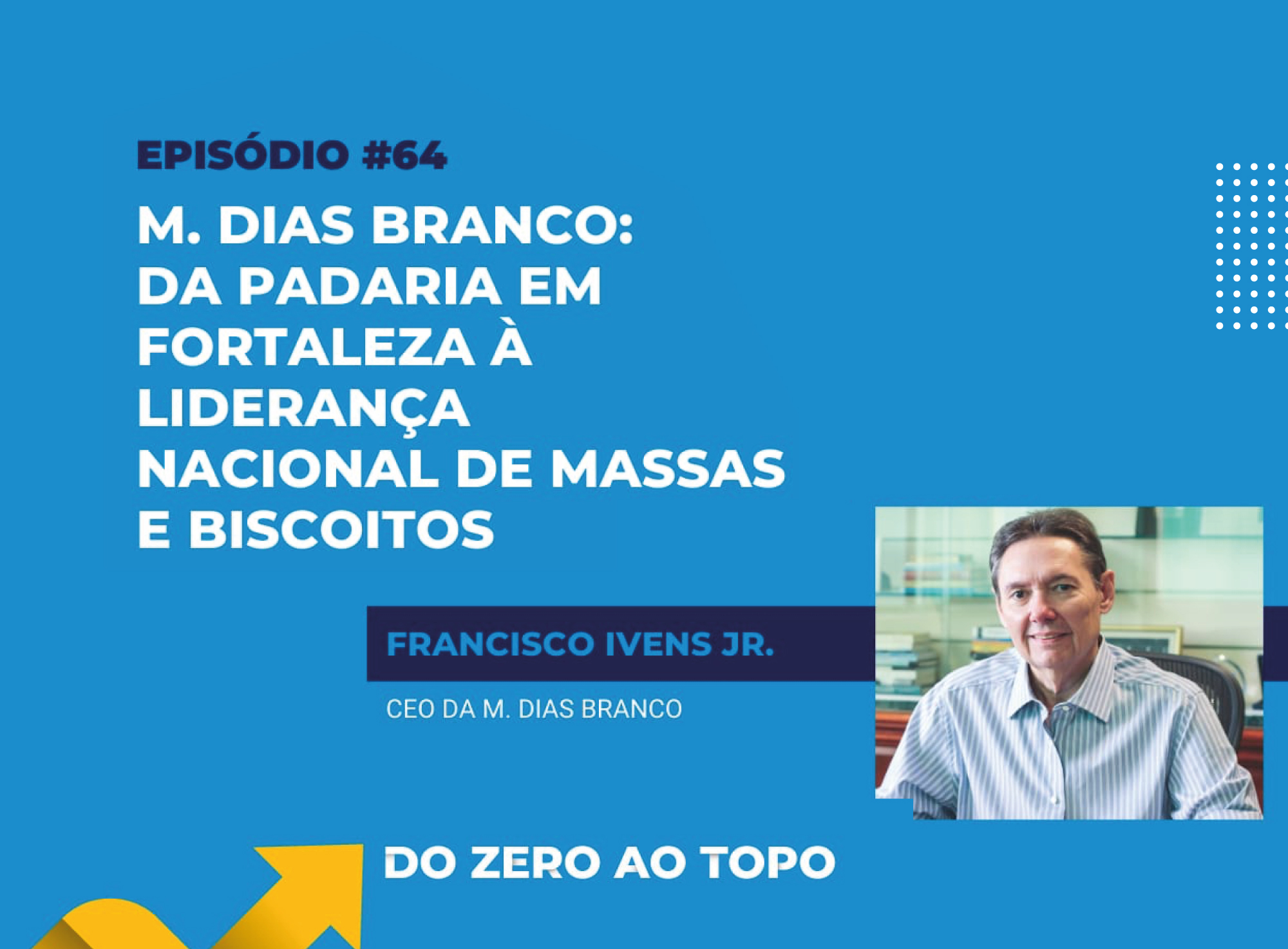 M. Dias Branco é tema do 64º episódio do podcast Do Zero ao Topo, realizado pelo InfoMoney